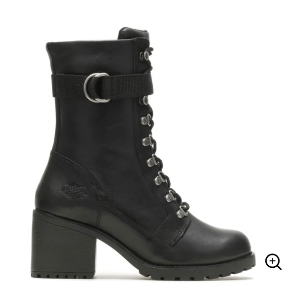 NWB Harley Davidson Marinda 9” lace up riding boots. - Picture 1 of 11